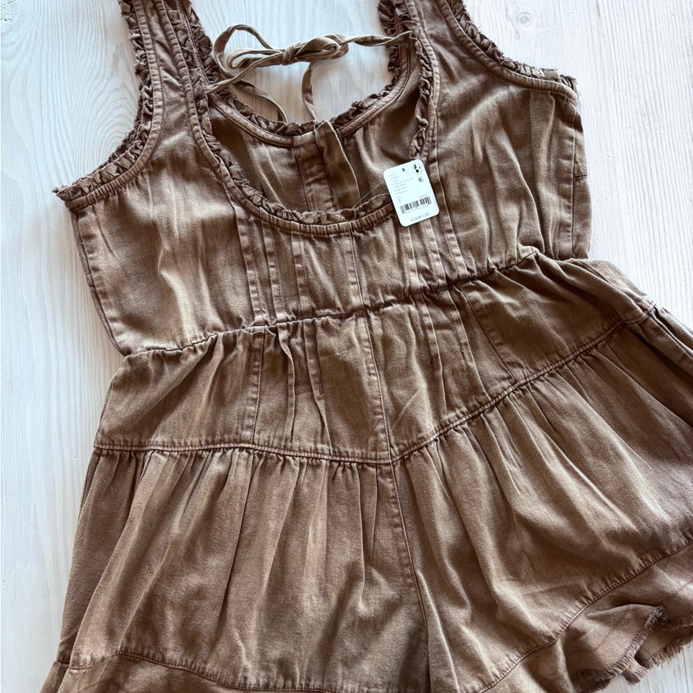 We The Free Brown Romper - Picture 2 of 5